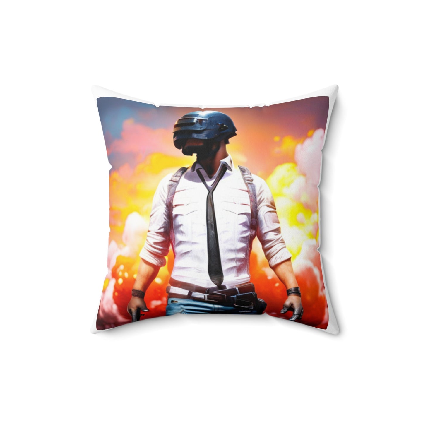 PubG Spun Polyester Square Pillow - JennyCool