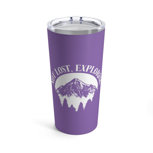 Purple Camping Tumbler 20oz - JennyCool