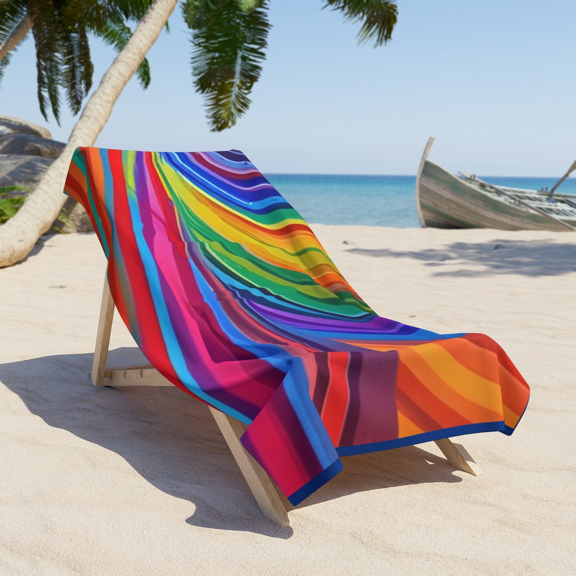 Rainbow Beach Towel - JennyCool