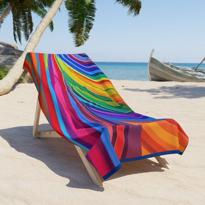 Rainbow Beach Towel - JennyCool