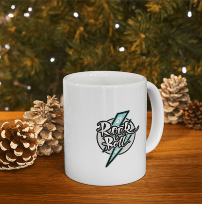 Rock&Roll Ceramic Mug , (11oz, 15oz) - JennyCool