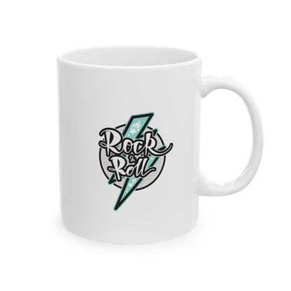 Rock&Roll Ceramic Mug , (11oz, 15oz) - JennyCool