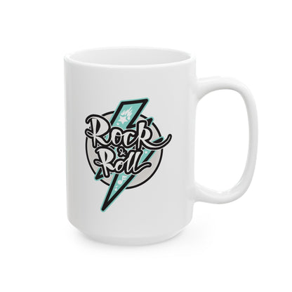 Rock&Roll Ceramic Mug , (11oz, 15oz) - JennyCool