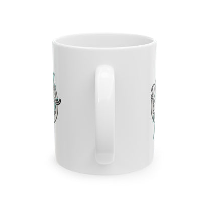 Rock&Roll Ceramic Mug , (11oz, 15oz) - JennyCool