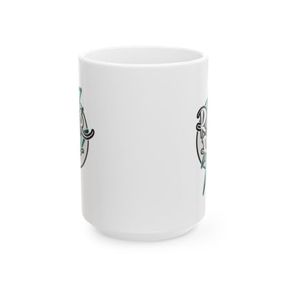 Rock&Roll Ceramic Mug , (11oz, 15oz) - JennyCool
