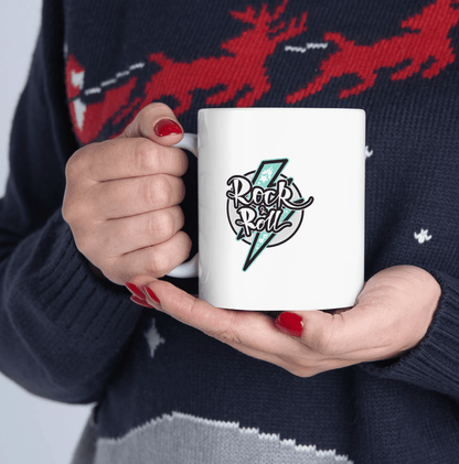 Rock&Roll Ceramic Mug , (11oz, 15oz) - JennyCool