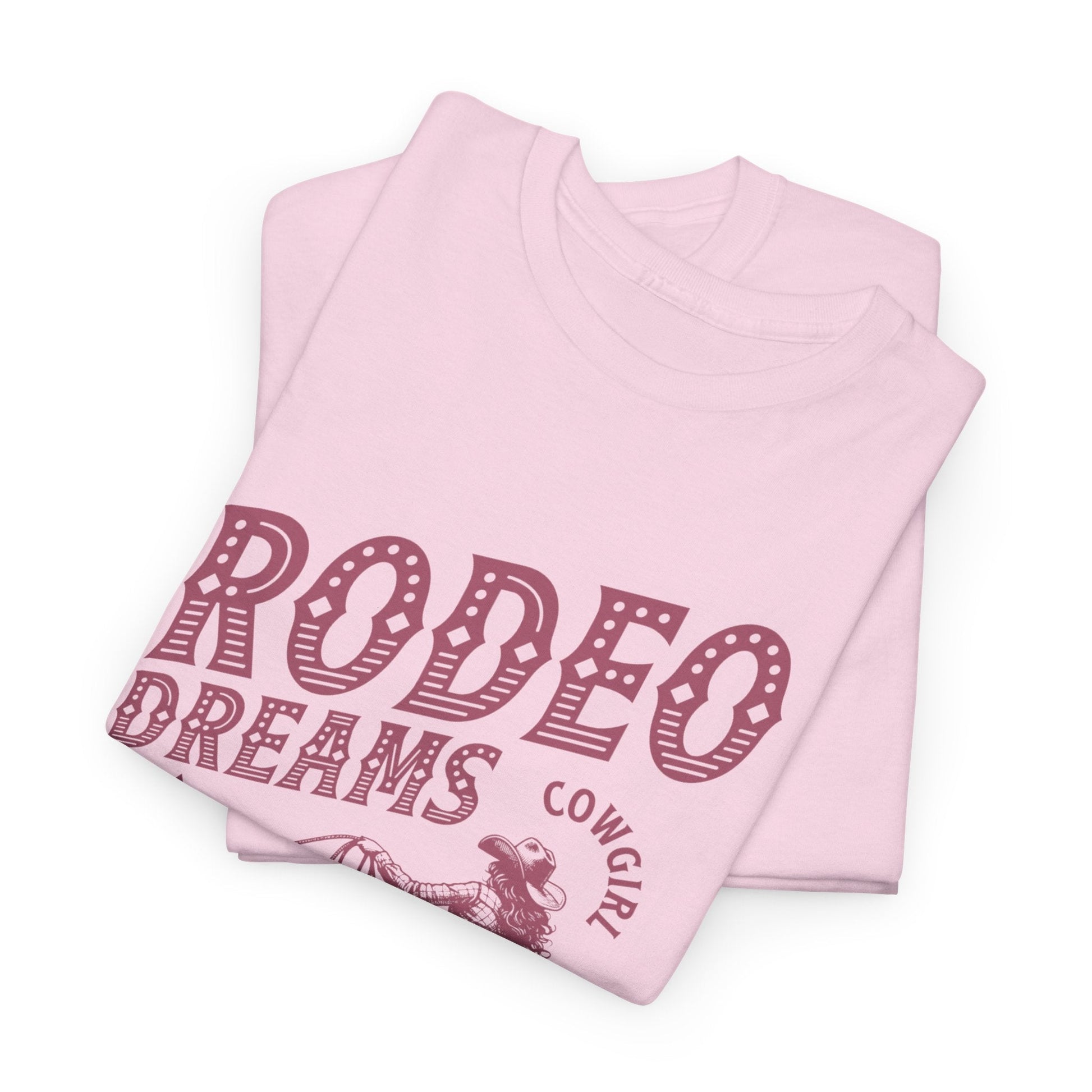 Rodeo Dreams Cowgirl Vintage Western Graphic T-Shirt – Living for the Ride Women's Rodeo Tee - JennyCool