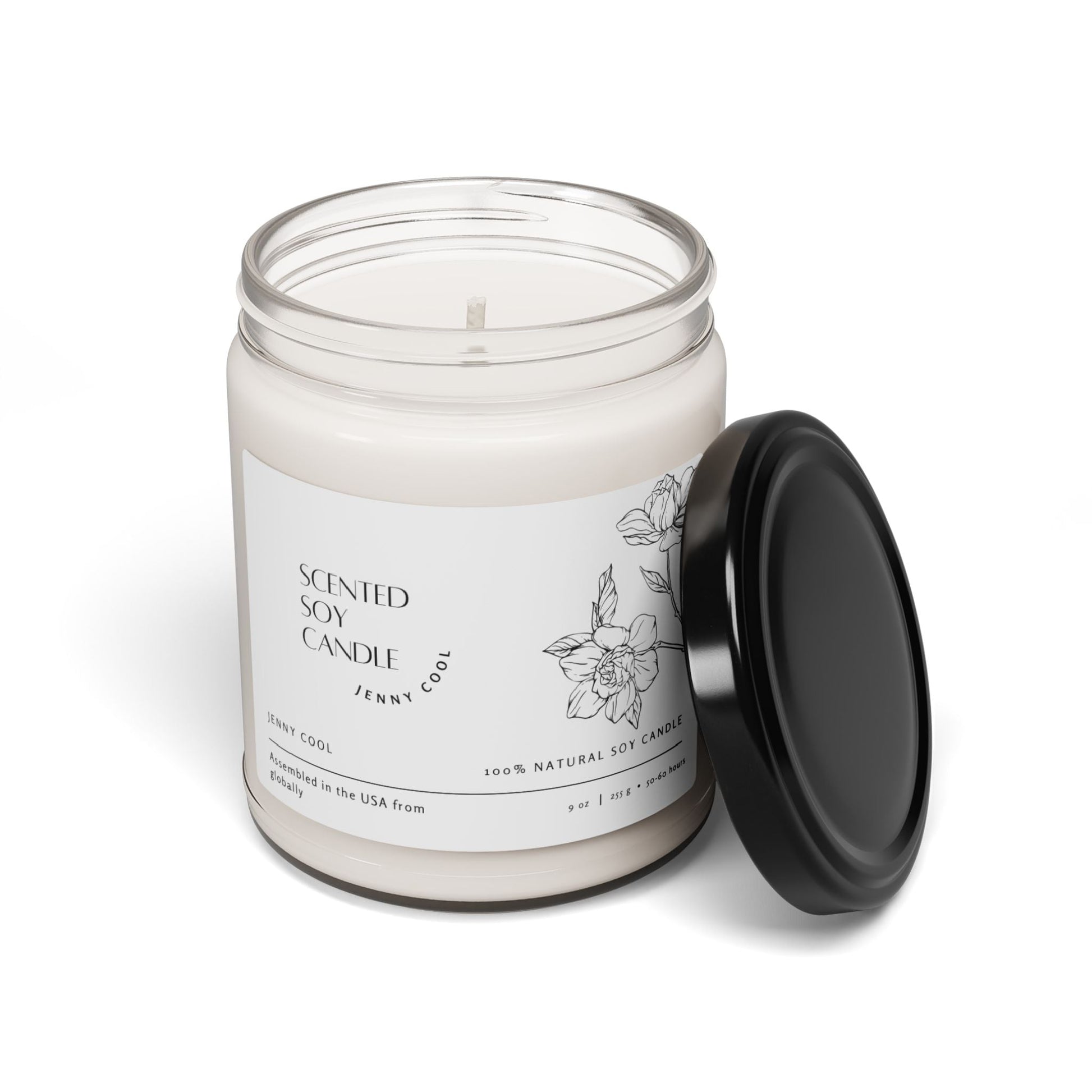 Scented Soy Candle, 9oz - JennyCool