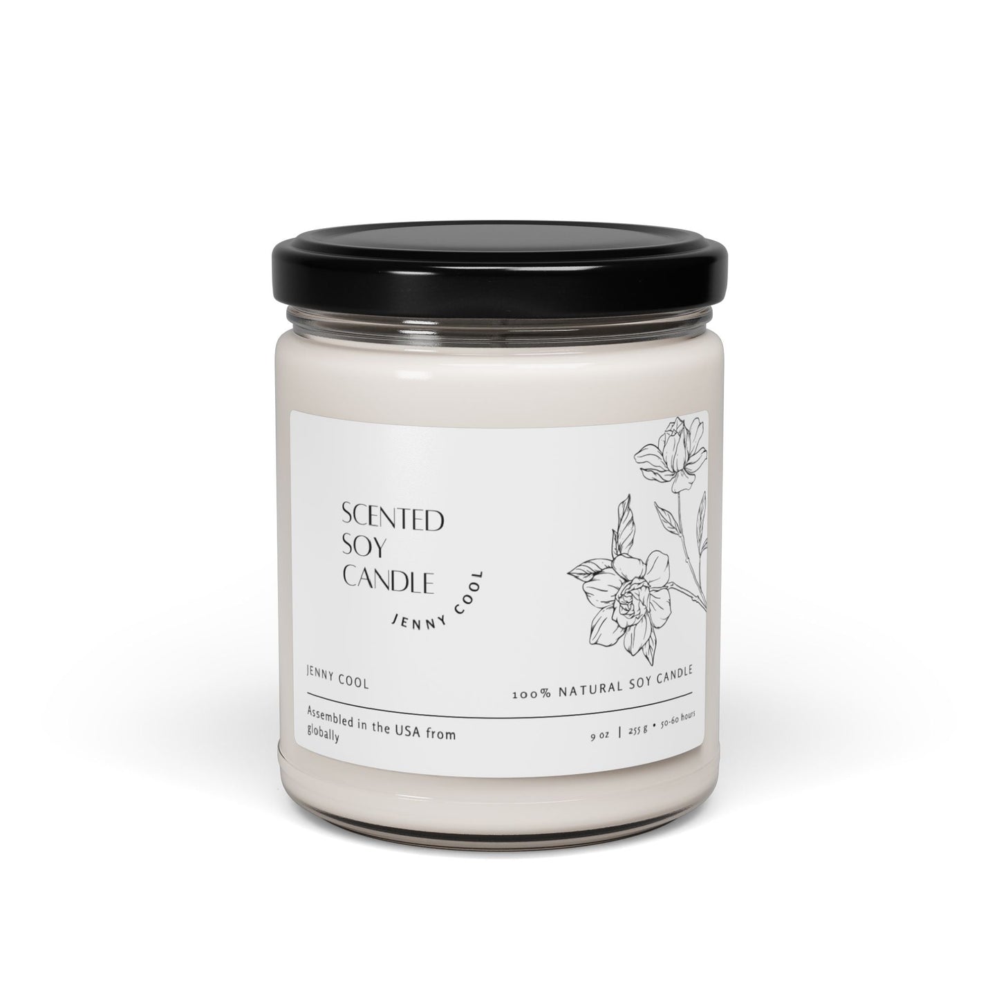 Scented Soy Candle, 9oz - JennyCool