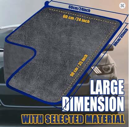Scratch - Free Car Drying Towel – 600 GSM, No Streaks, No Swirls - JennyCool