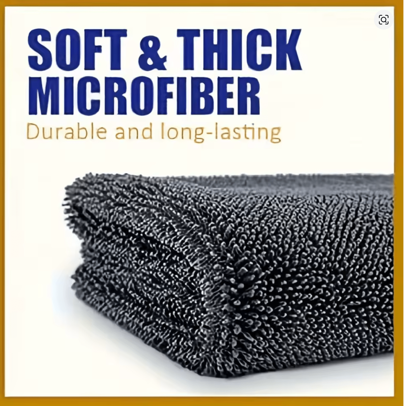 Scratch - Free Car Drying Towel – 600 GSM, No Streaks, No Swirls - JennyCool