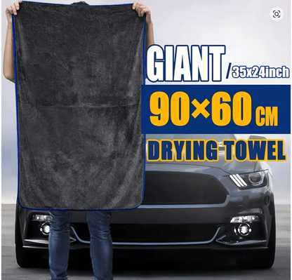 Scratch - Free Car Drying Towel – 600 GSM, No Streaks, No Swirls - JennyCool