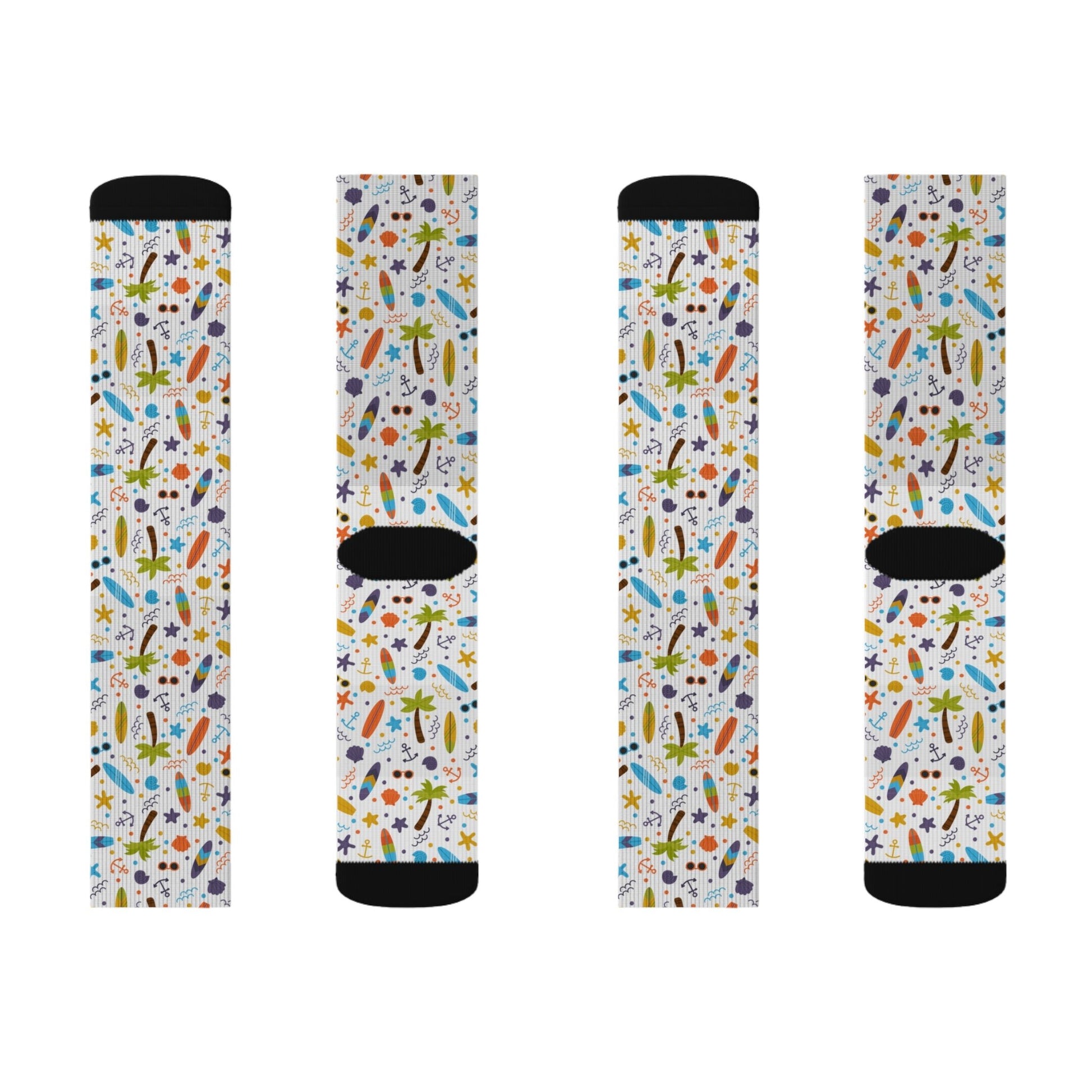 Sea Creatures Socks - Sublimation - JennyCool