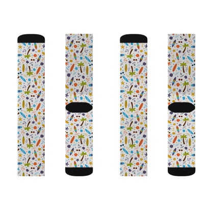 Sea Creatures Socks - Sublimation - JennyCool