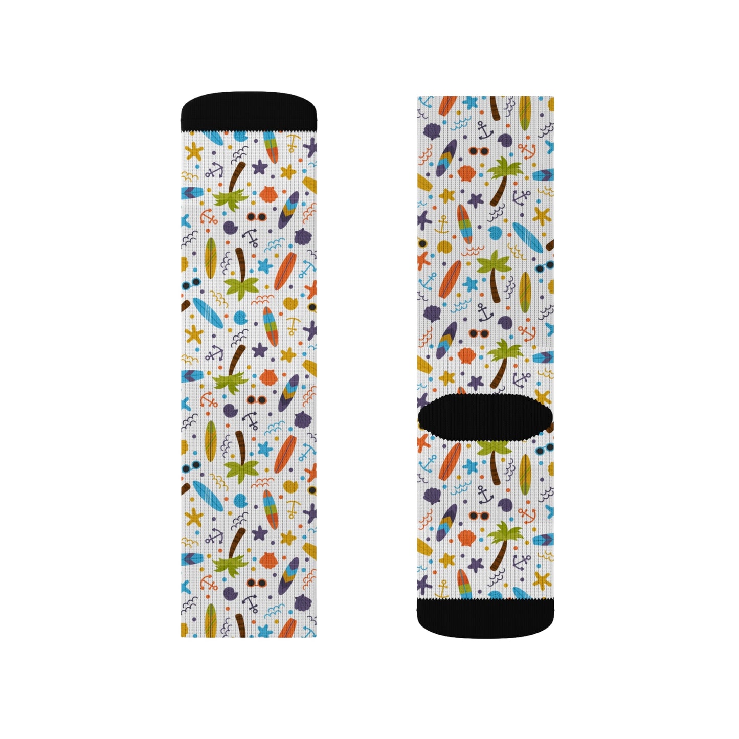 Sea Creatures Socks - Sublimation - JennyCool
