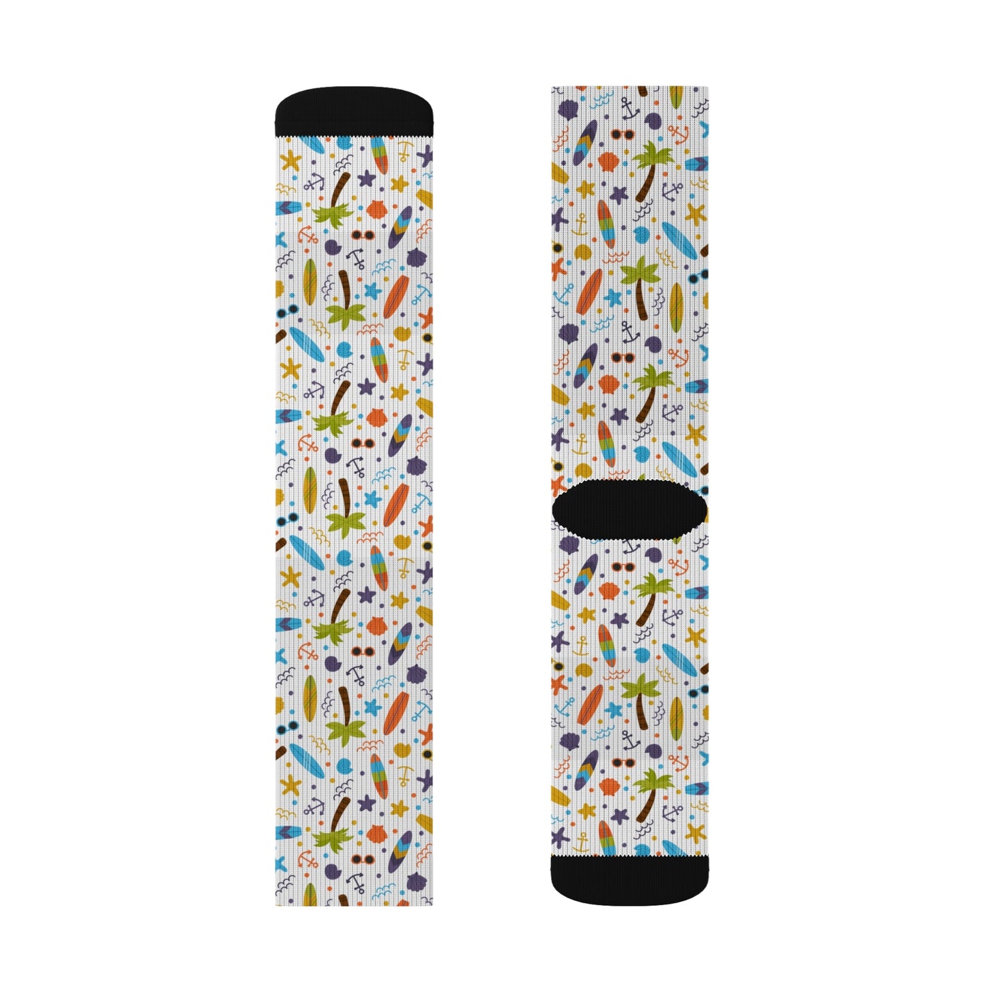 Sea Creatures Socks - Sublimation - JennyCool