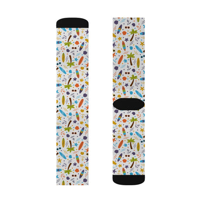 Sea Creatures Socks - Sublimation - JennyCool