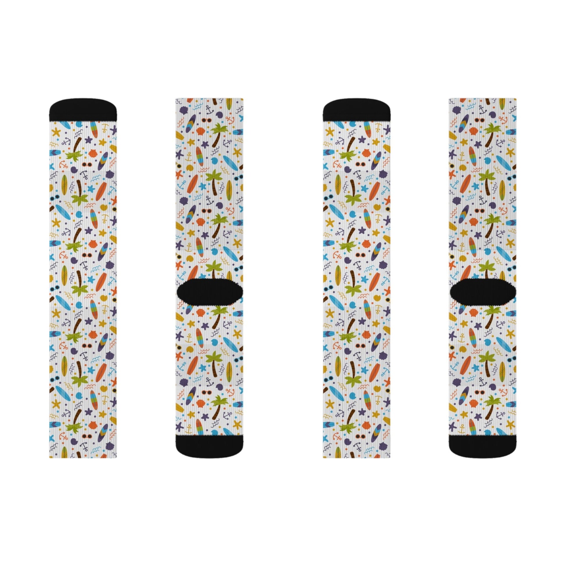 Sea Creatures Socks - Sublimation - JennyCool