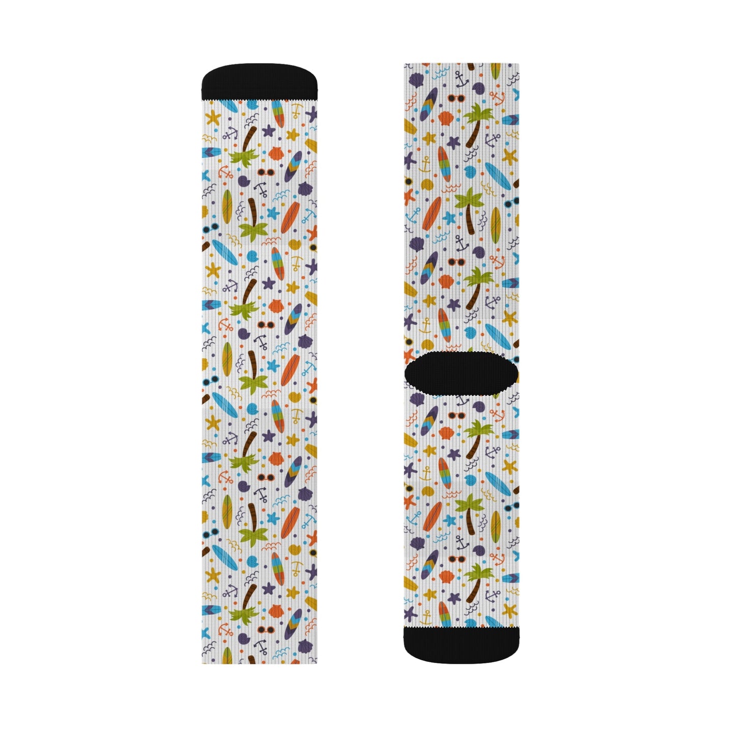 Sea Creatures Socks - Sublimation - JennyCool