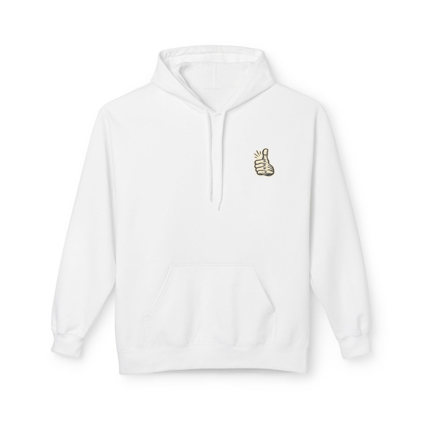 Skull "Never Better" Hoodie — Vintage Thumbs - Up Graphic - JennyCool