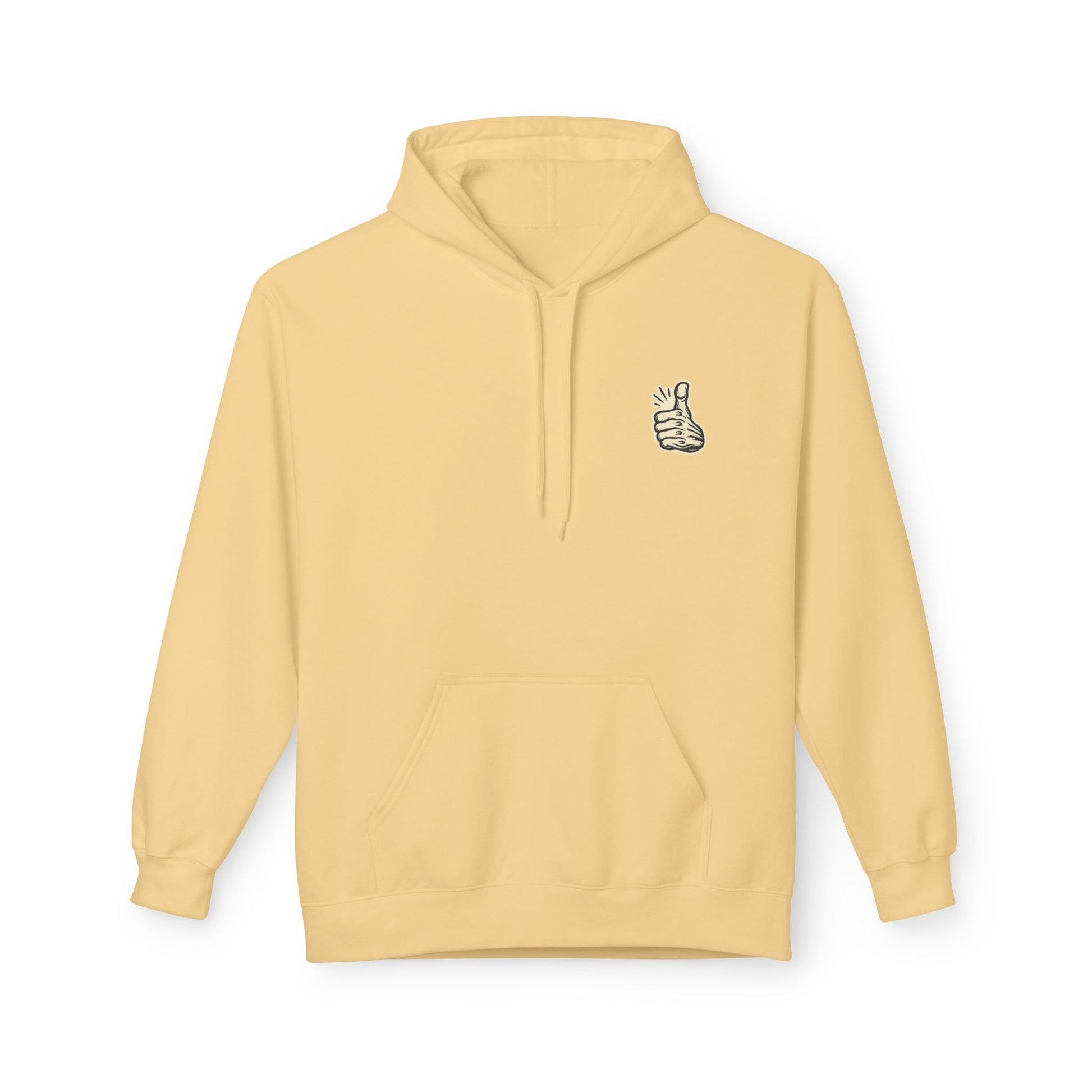 Skull "Never Better" Hoodie — Vintage Thumbs - Up Graphic - JennyCool
