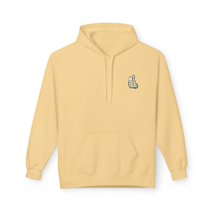 Skull "Never Better" Hoodie — Vintage Thumbs - Up Graphic - JennyCool