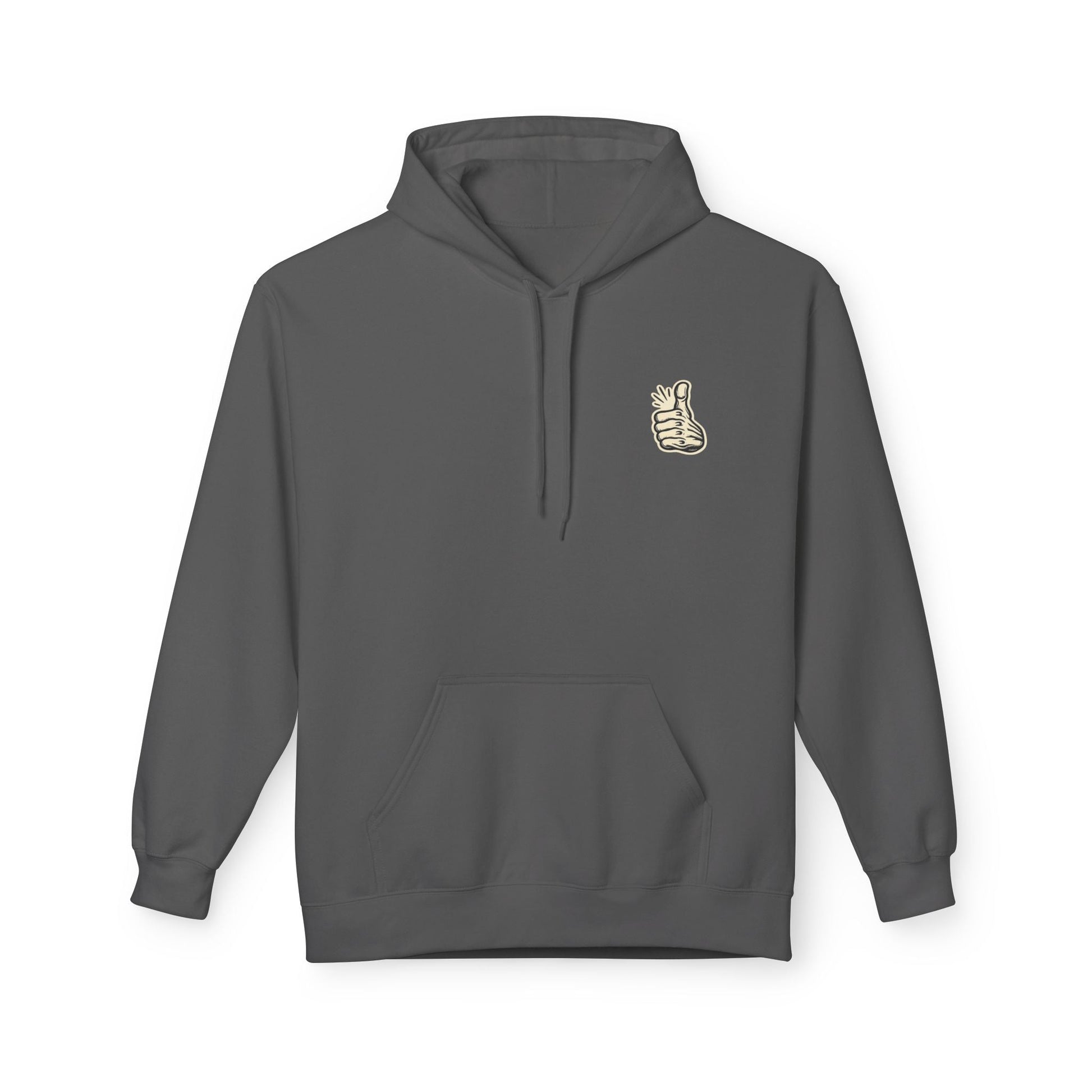 Skull "Never Better" Hoodie — Vintage Thumbs - Up Graphic - JennyCool