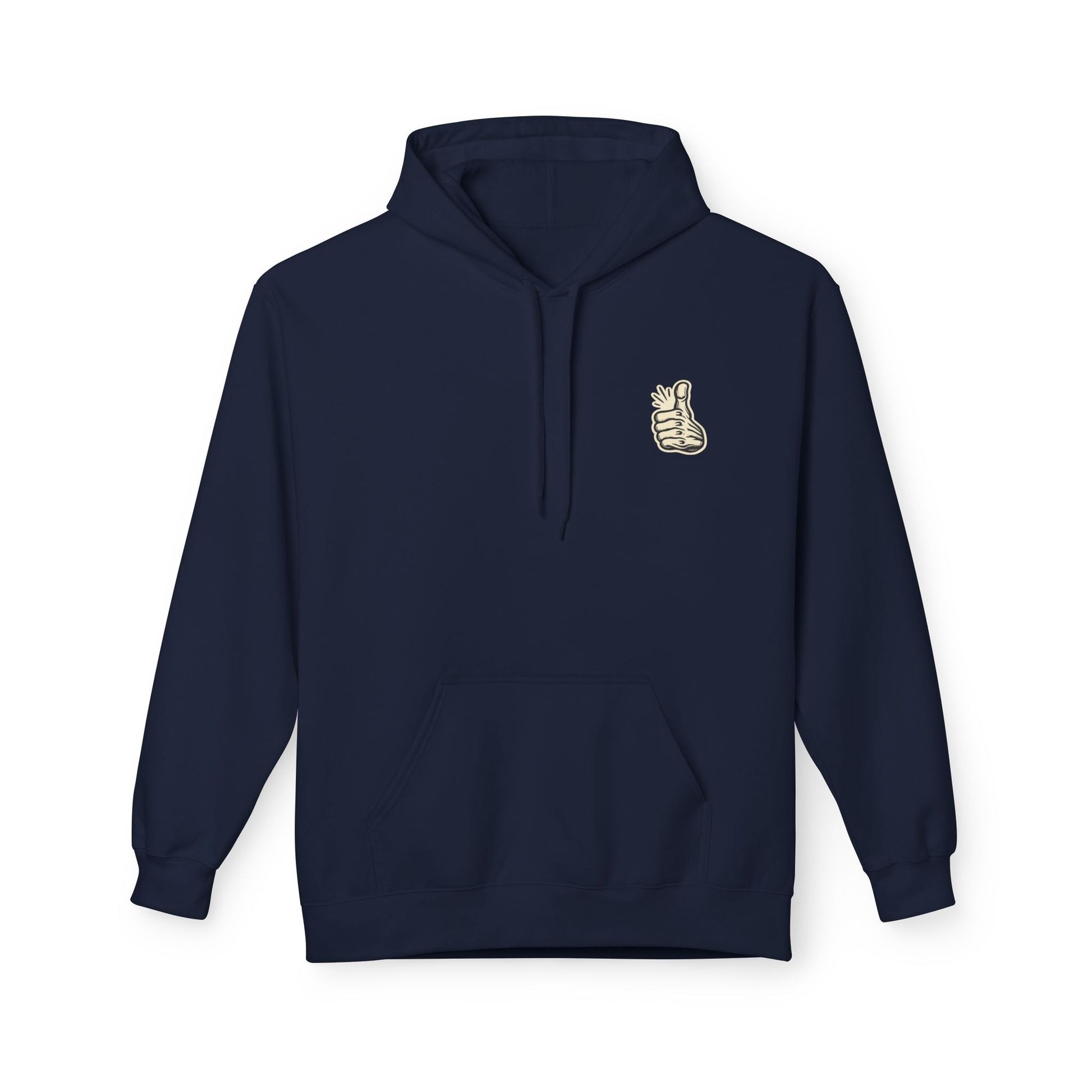 Skull "Never Better" Hoodie — Vintage Thumbs - Up Graphic - JennyCool