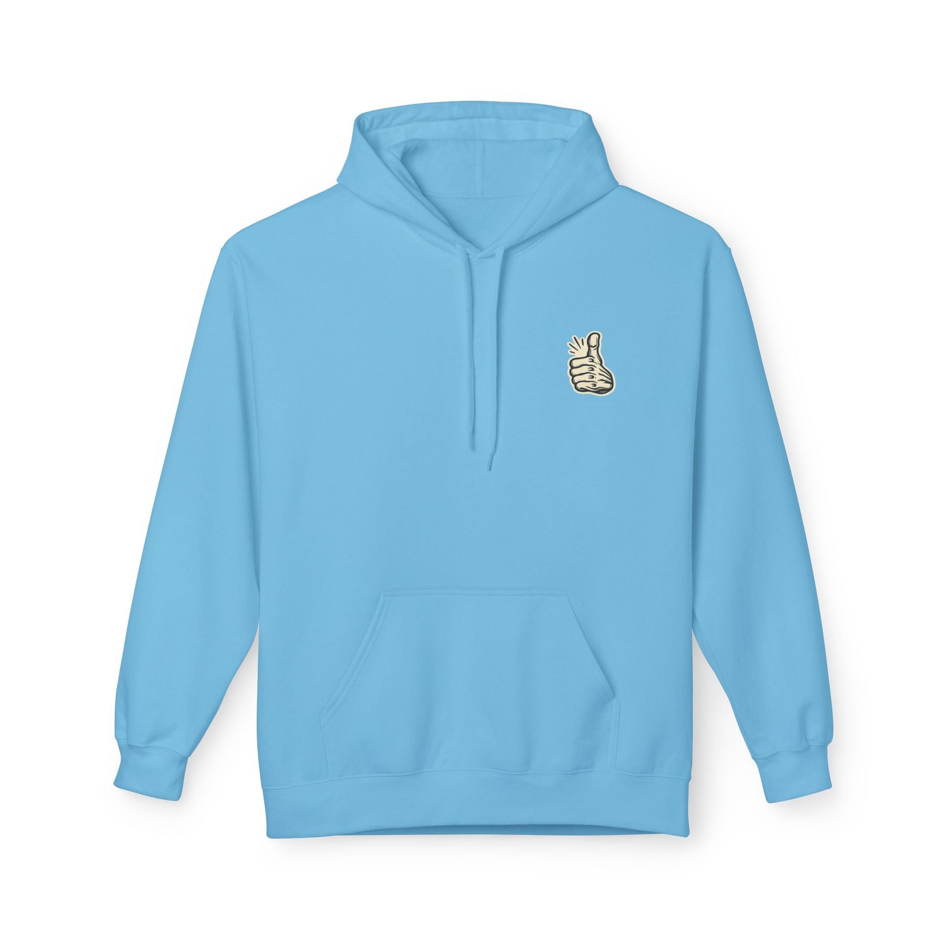 Skull "Never Better" Hoodie — Vintage Thumbs - Up Graphic - JennyCool