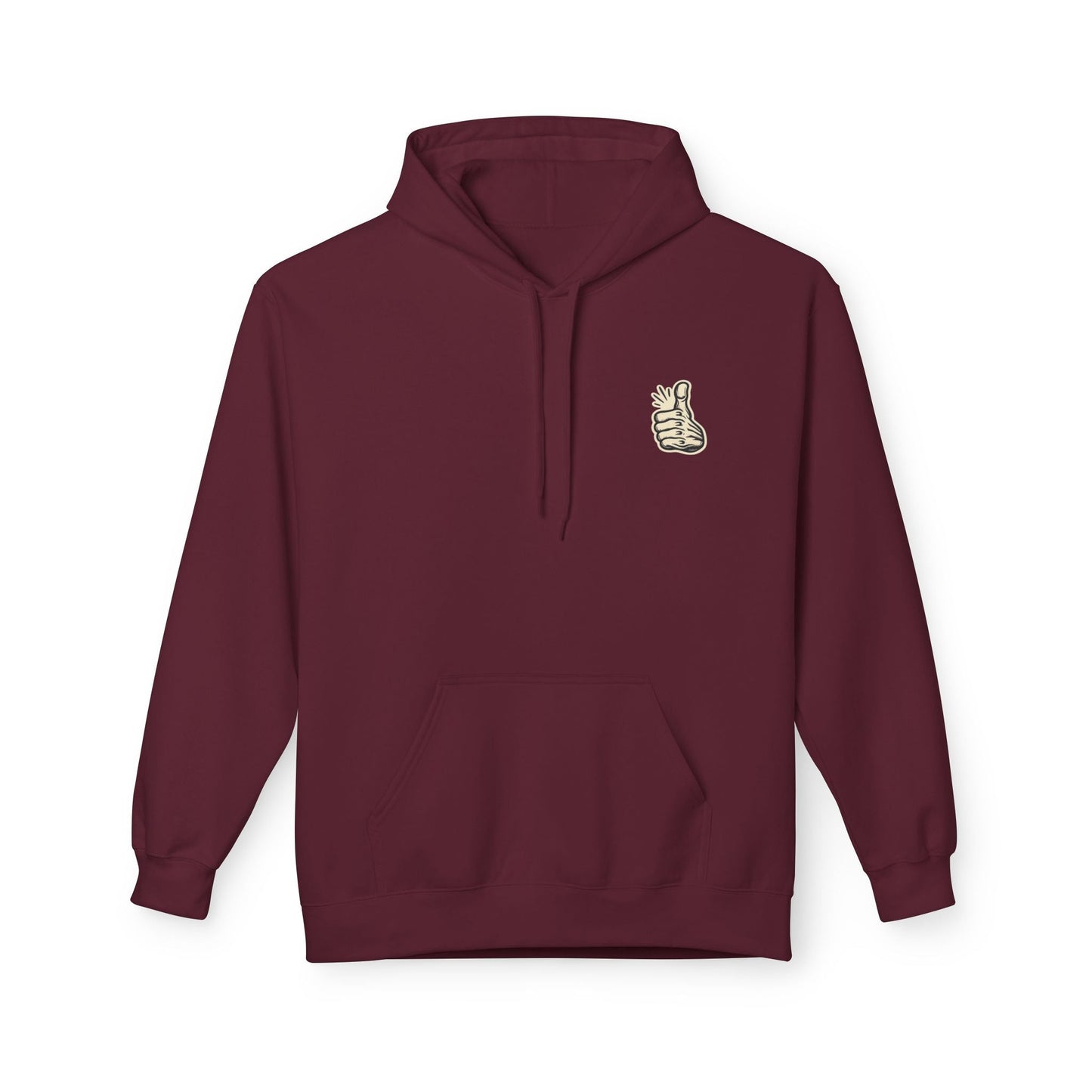 Skull "Never Better" Hoodie — Vintage Thumbs - Up Graphic - JennyCool