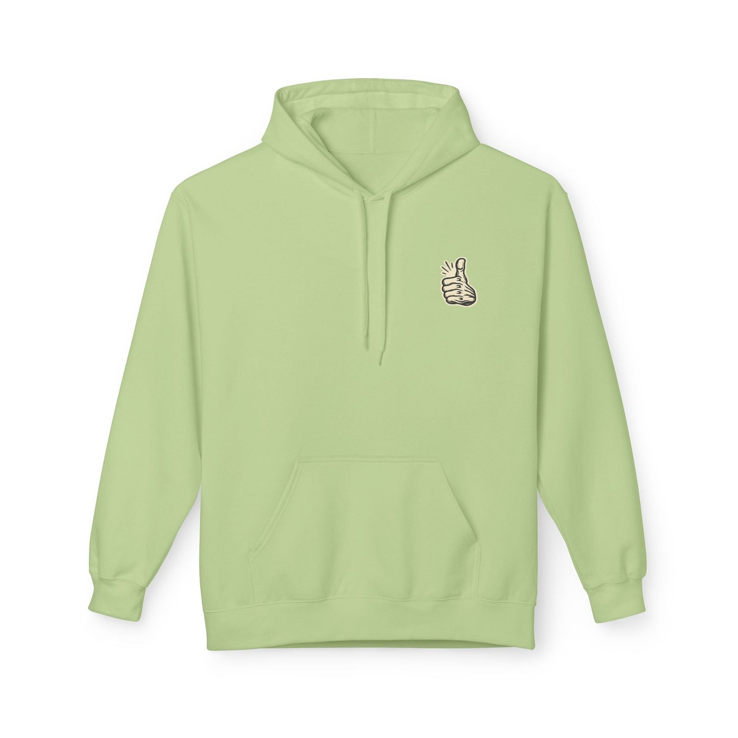 Skull "Never Better" Hoodie — Vintage Thumbs - Up Graphic - JennyCool