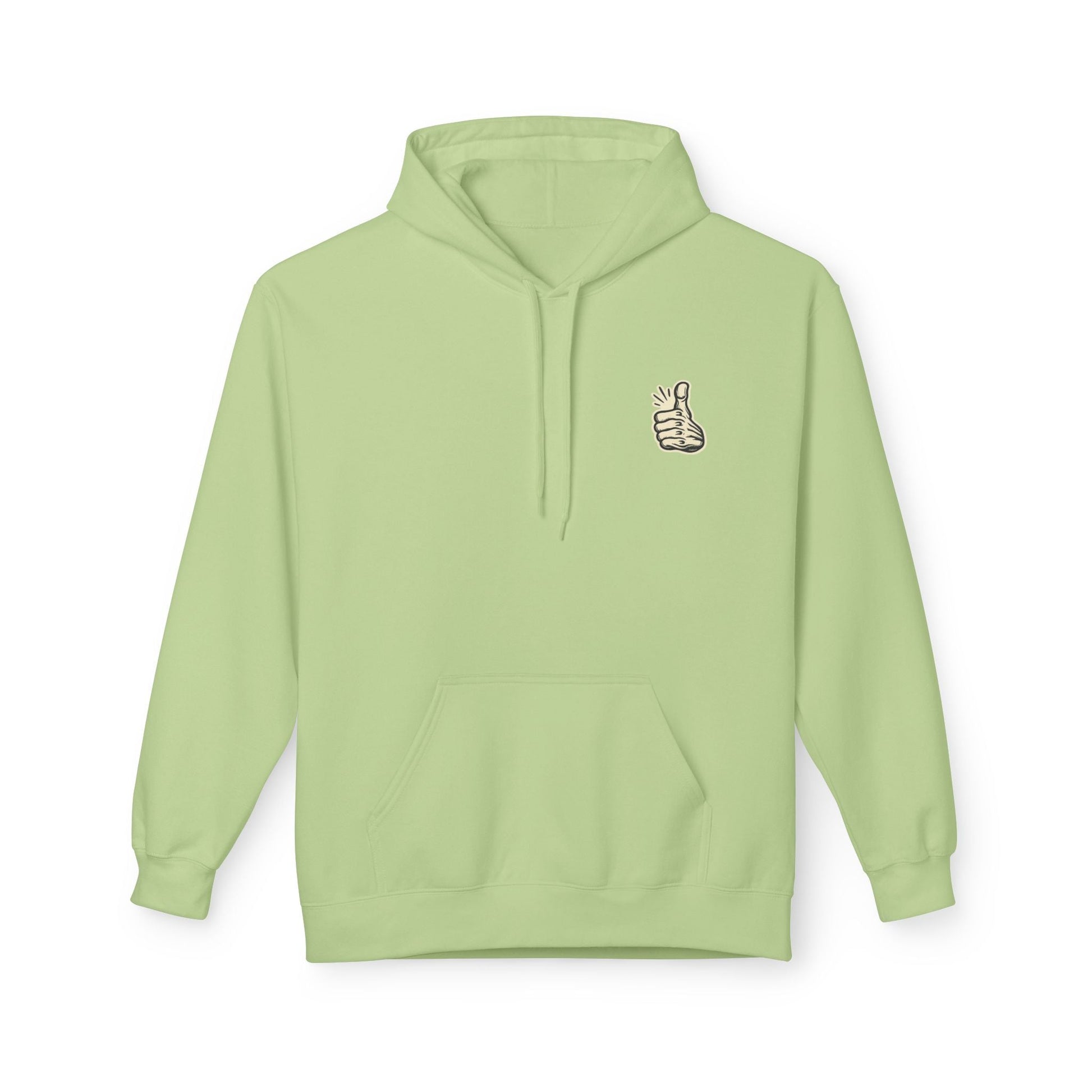 Skull "Never Better" Hoodie — Vintage Thumbs - Up Graphic - JennyCool