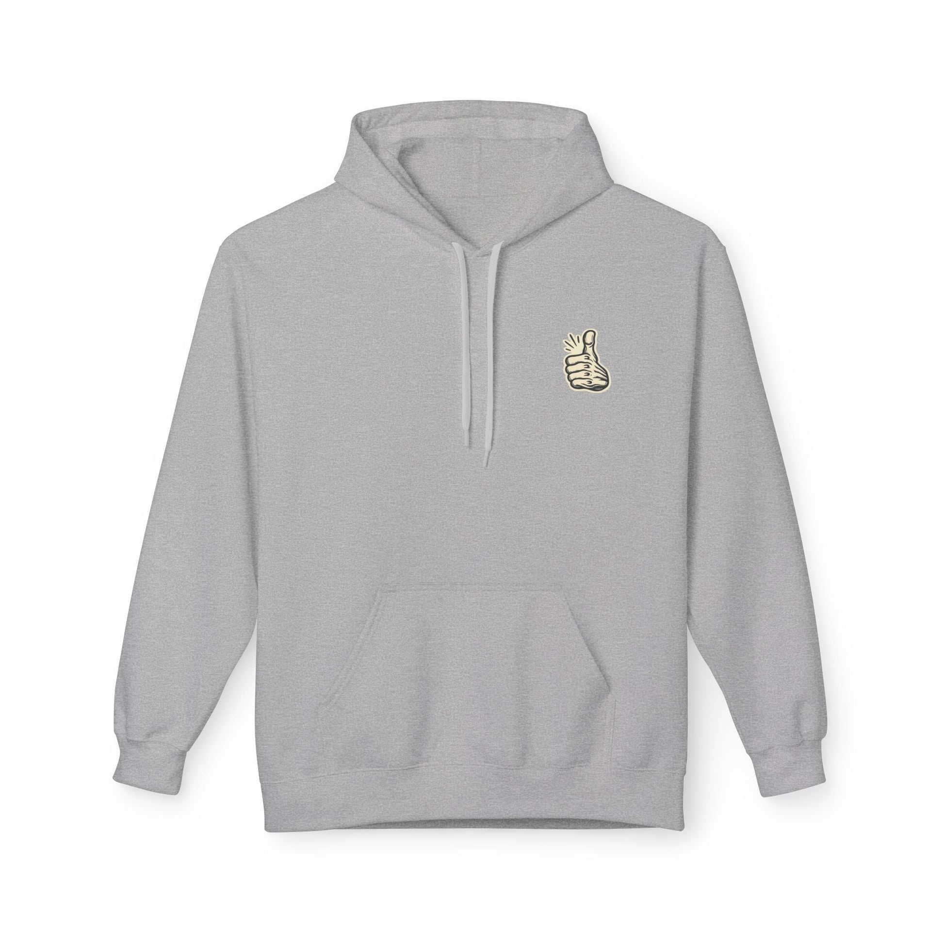 Skull "Never Better" Hoodie — Vintage Thumbs - Up Graphic - JennyCool