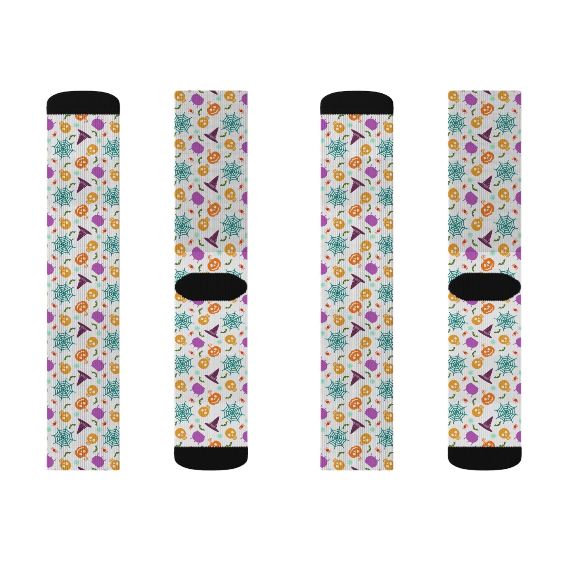 Skull Spider Socks - Sublimation - JennyCool