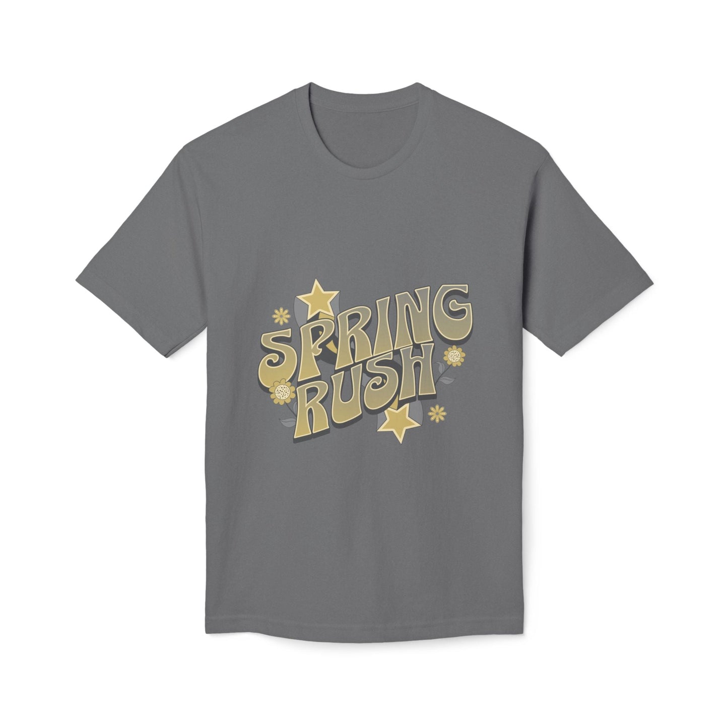 Spring Rush Vintage Graphic Tee – Retro Spring T-Shirt, Colorful Bubble Letter Graphic Shirt - JennyCool