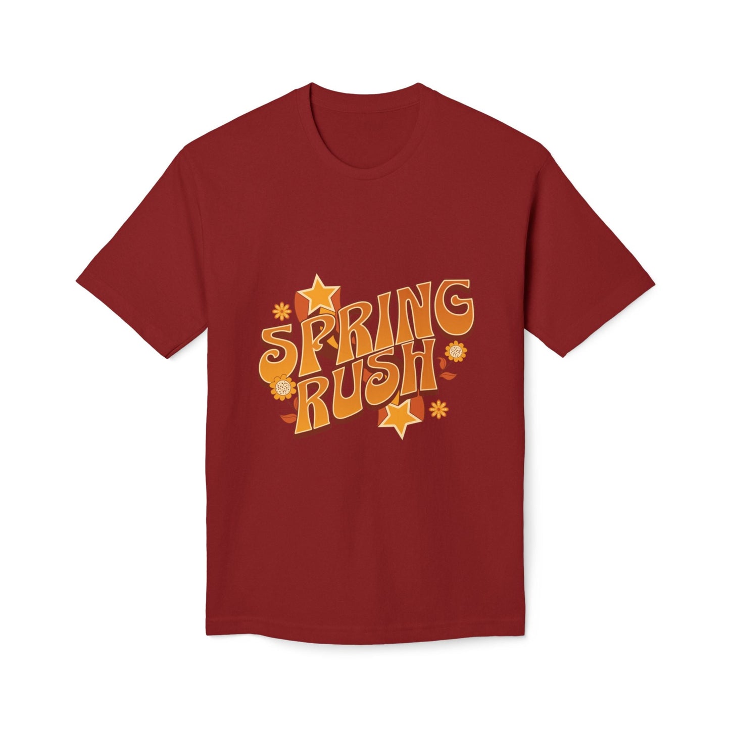 Spring Rush Vintage Graphic Tee – Retro Spring T-Shirt, Colorful Bubble Letter Graphic Shirt - JennyCool