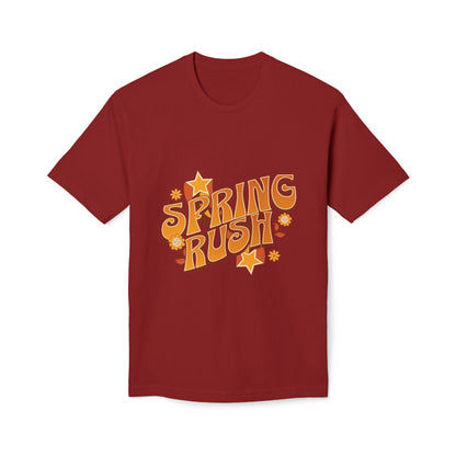 Spring Rush Vintage Graphic Tee – Retro Spring T-Shirt, Colorful Bubble Letter Graphic Shirt - JennyCool
