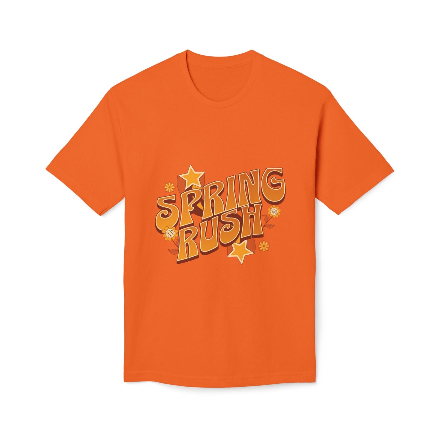 Spring Rush Vintage Graphic Tee – Retro Spring T-Shirt, Colorful Bubble Letter Graphic Shirt - JennyCool