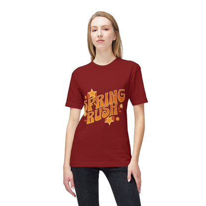 Spring Rush Vintage Graphic Tee – Retro Spring T-Shirt, Colorful Bubble Letter Graphic Shirt - JennyCool