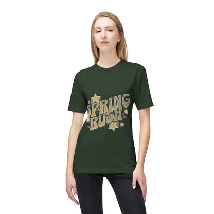 Spring Rush Vintage Graphic Tee – Retro Spring T-Shirt, Colorful Bubble Letter Graphic Shirt - JennyCool