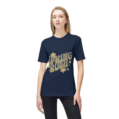 Spring Rush Vintage Graphic Tee – Retro Spring T-Shirt, Colorful Bubble Letter Graphic Shirt - JennyCool