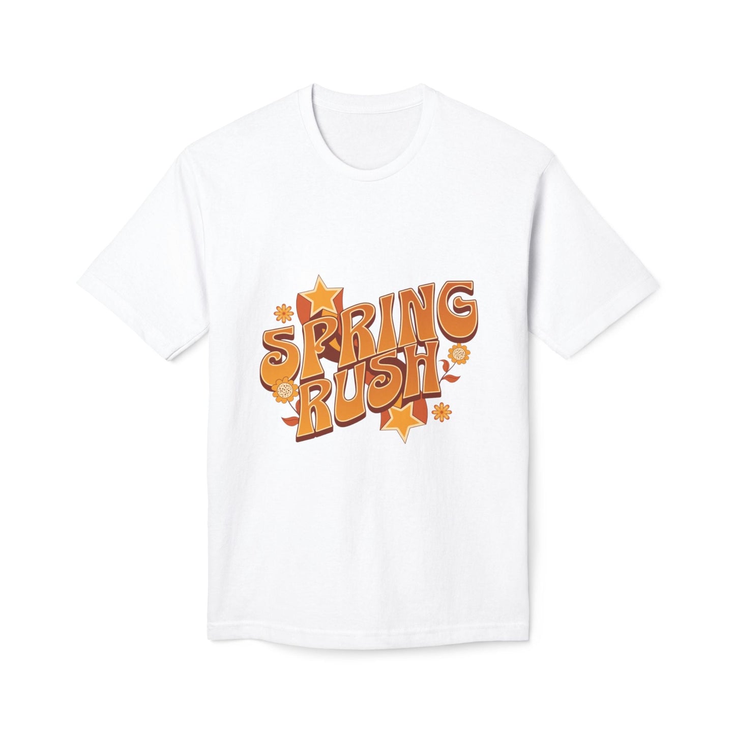 Spring Rush Vintage Graphic Tee – Retro Spring T-Shirt, Colorful Bubble Letter Graphic Shirt - JennyCool