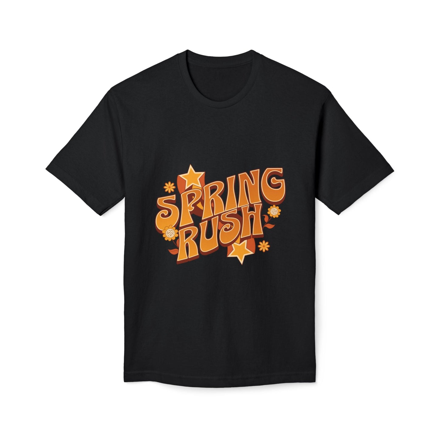 Spring Rush Vintage Graphic Tee – Retro Spring T-Shirt, Colorful Bubble Letter Graphic Shirt - JennyCool