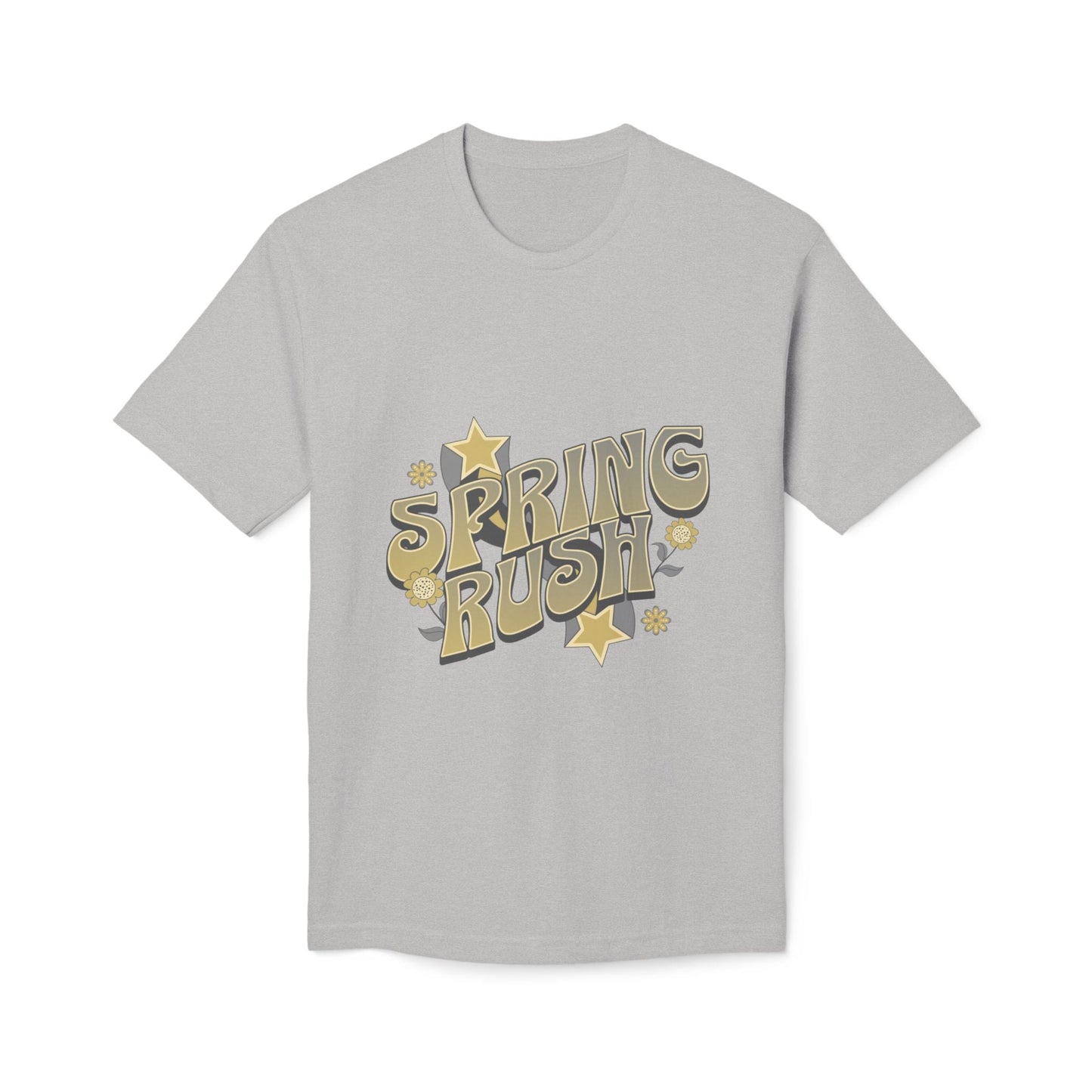 Spring Rush Vintage Graphic Tee – Retro Spring T-Shirt, Colorful Bubble Letter Graphic Shirt - JennyCool