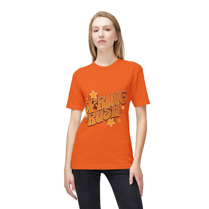 Spring Rush Vintage Graphic Tee – Retro Spring T-Shirt, Colorful Bubble Letter Graphic Shirt - JennyCool