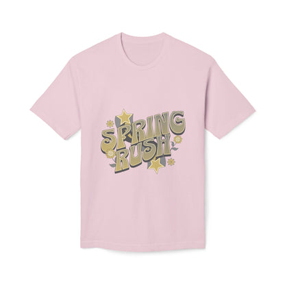 Spring Rush Vintage Graphic Tee – Retro Spring T-Shirt, Colorful Bubble Letter Graphic Shirt - JennyCool