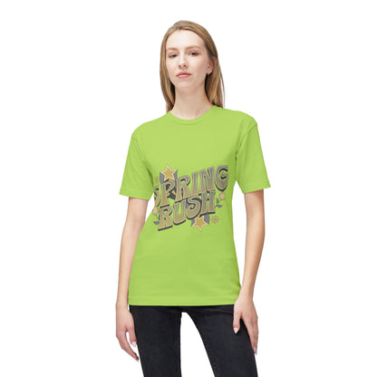 Spring Rush Vintage Graphic Tee – Retro Spring T-Shirt, Colorful Bubble Letter Graphic Shirt - JennyCool