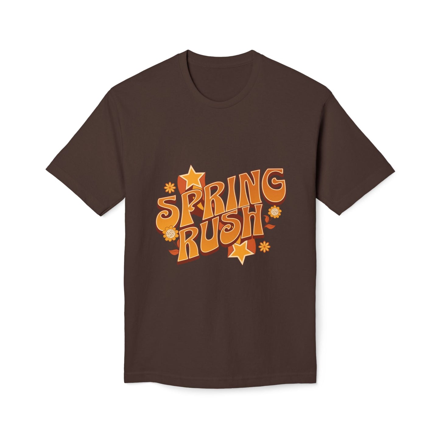 Spring Rush Vintage Graphic Tee – Retro Spring T-Shirt, Colorful Bubble Letter Graphic Shirt - JennyCool