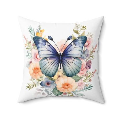 Spun Polyester Square Pillow - Butterfly - JennyCool
