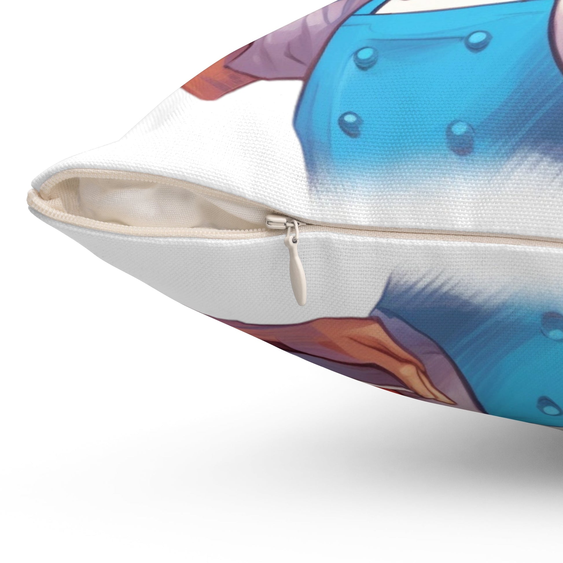 Spun Polyester Square Pillow for Kids - JennyCool